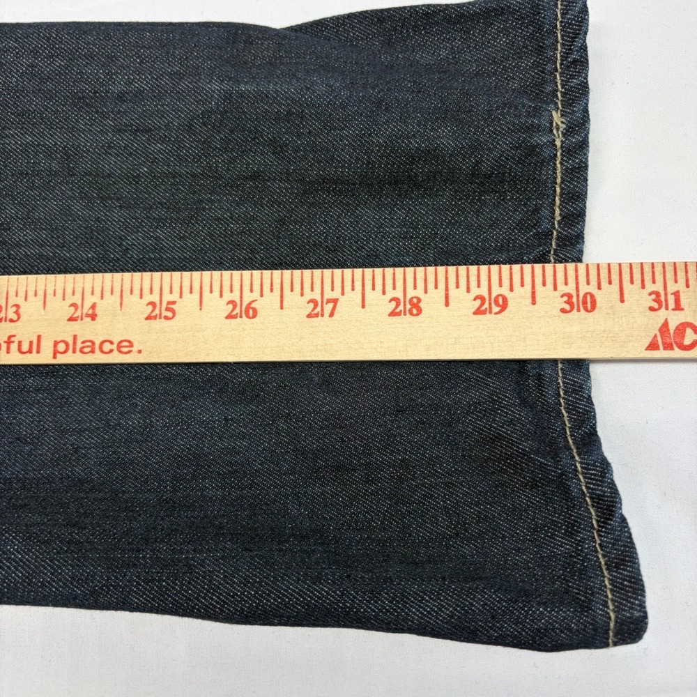 Levi 501 Jeans Dark Wash Denim Pants 36x30 Straight Leg Button Fly Mens - Picture 11 of 12